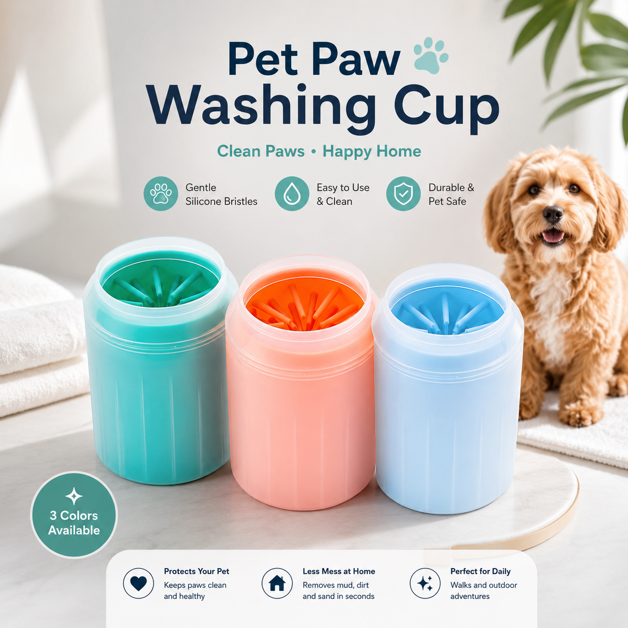 CleanPaw Portable Dog Paw Washer