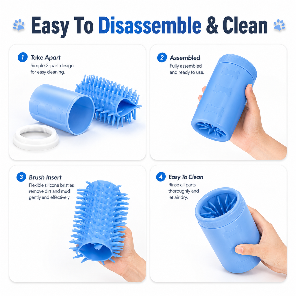 CleanPaw Portable Dog Paw Washer