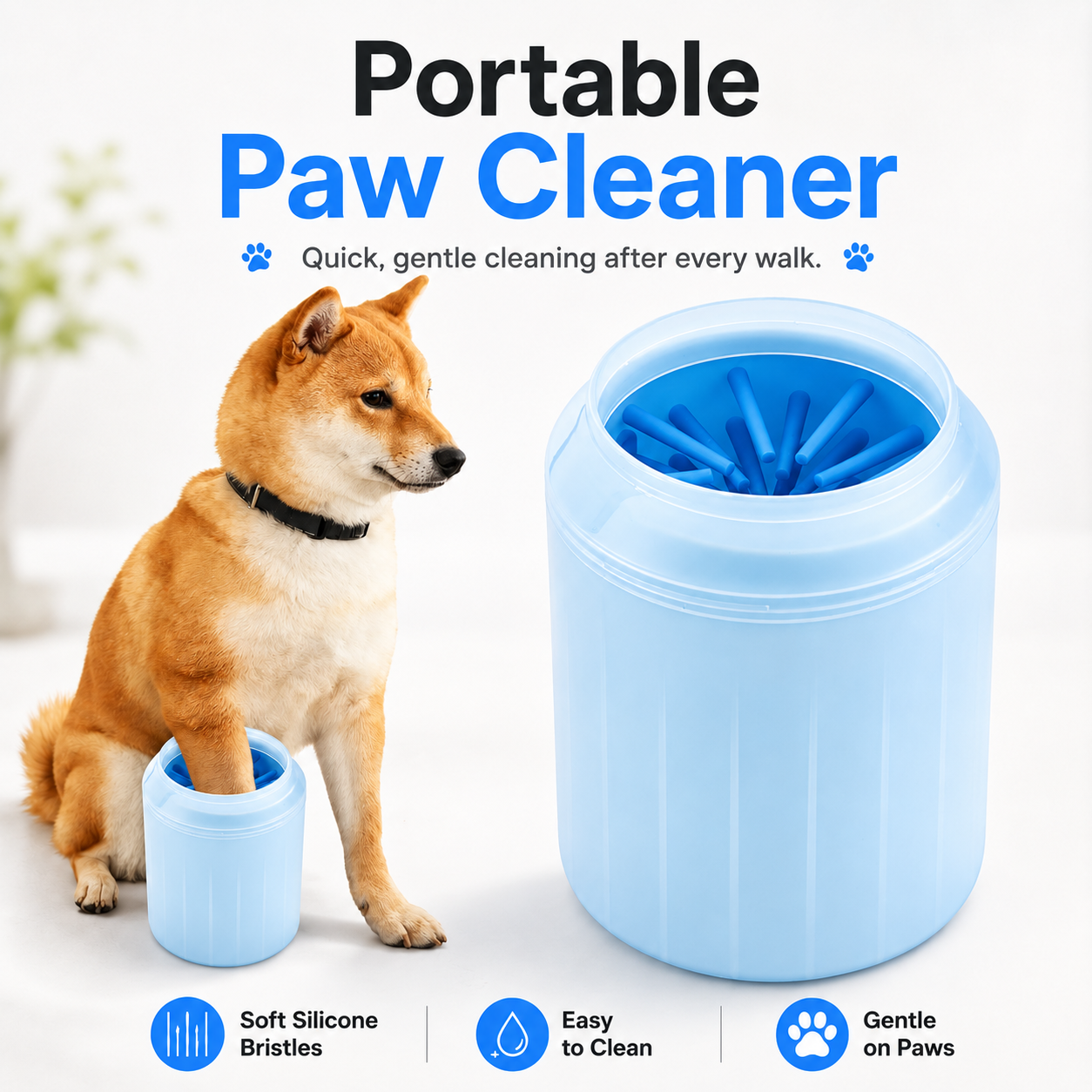 CleanPaw Portable Dog Paw Washer