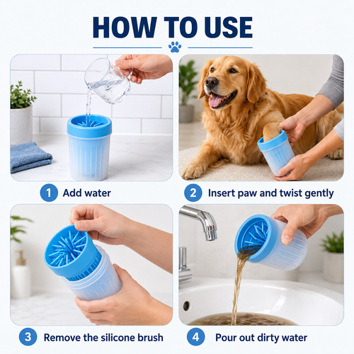 CleanPaw Portable Dog Paw Washer